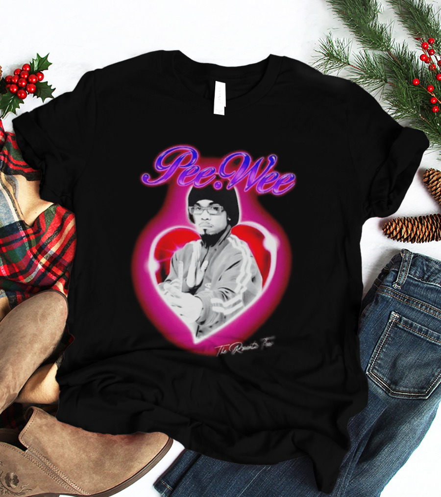 Pee Wee The Romantic Tour Heart Iconic Rap Hip Hop Artist T-Shirt