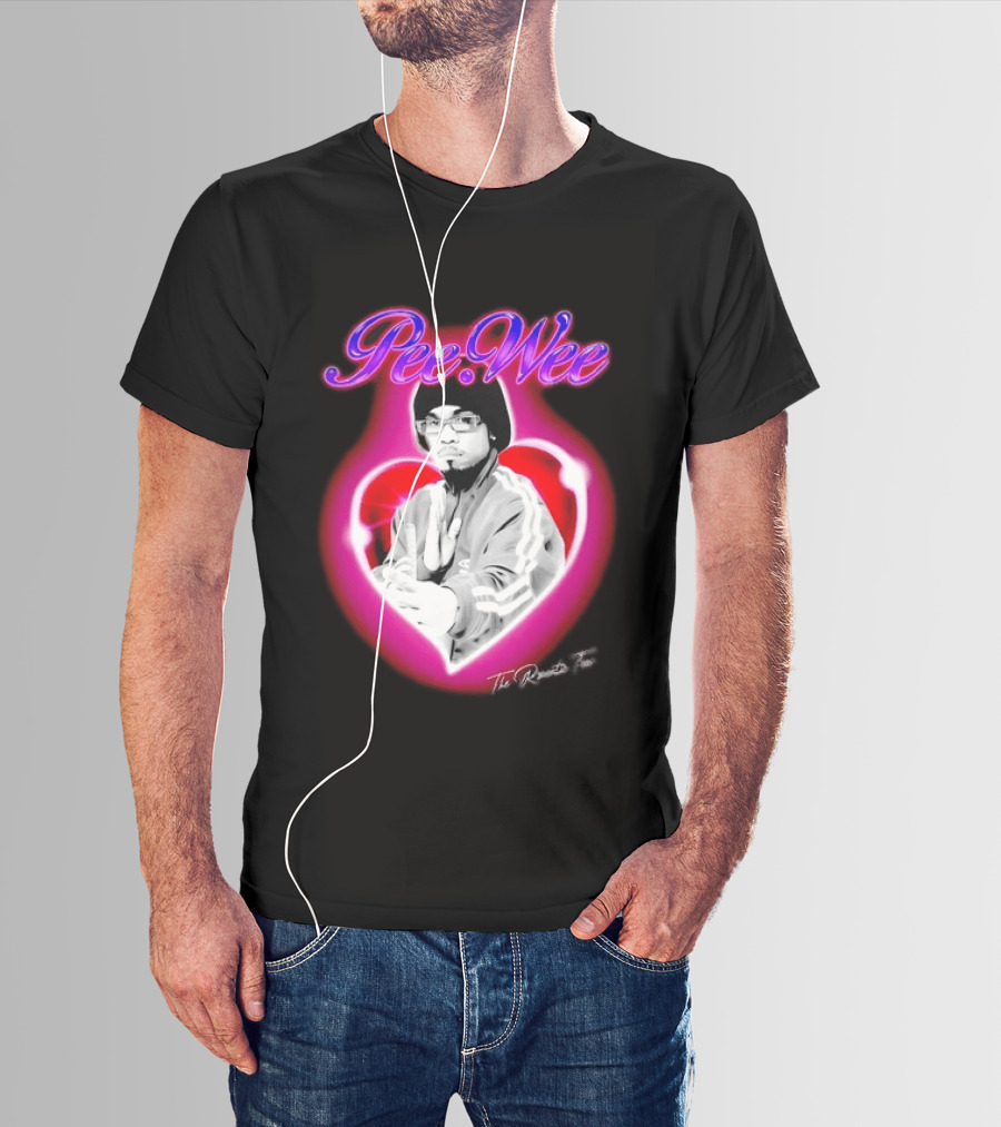 Pee Wee The Romantic Tour Heart Iconic Rap Hip Hop Artist T-Shirt