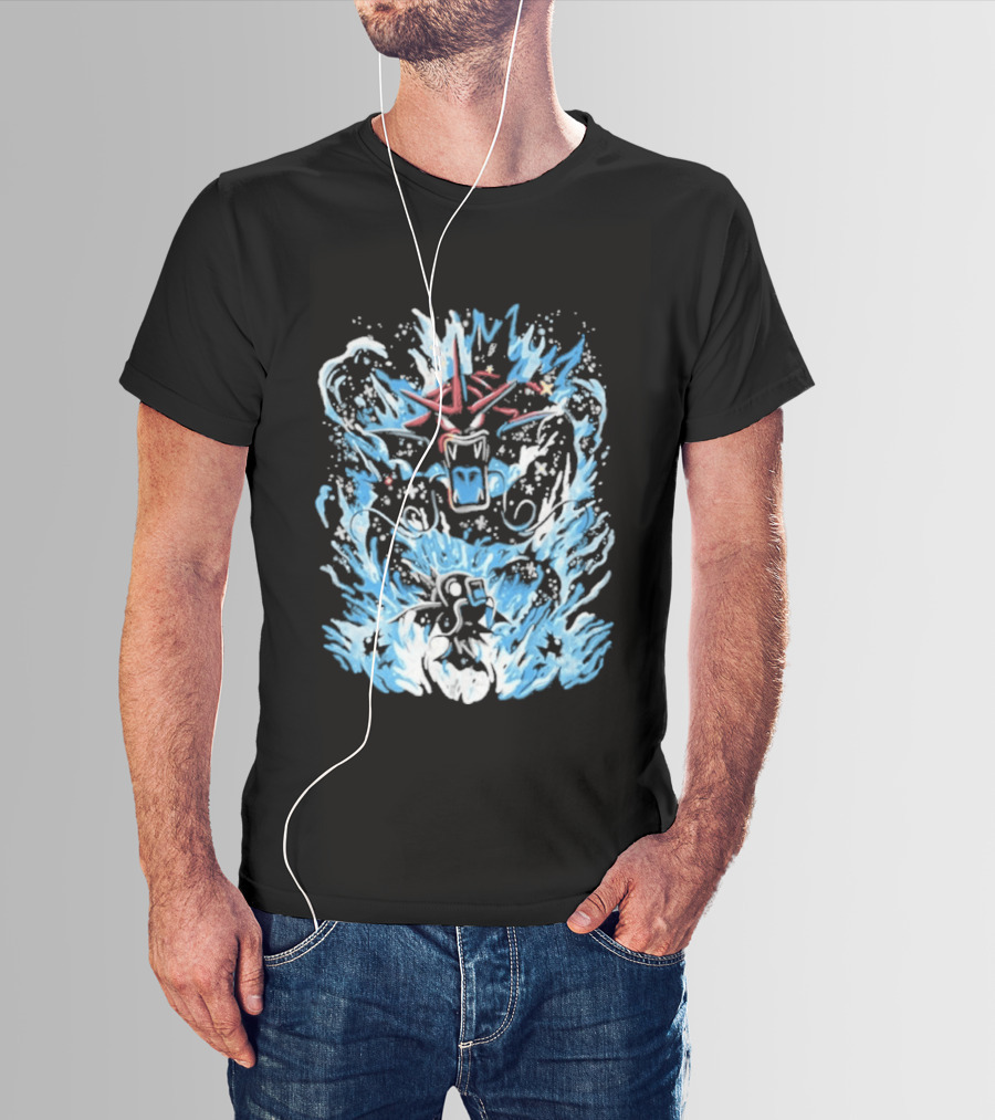 Shiny Rage Water Dragon Splash T-Shirt
