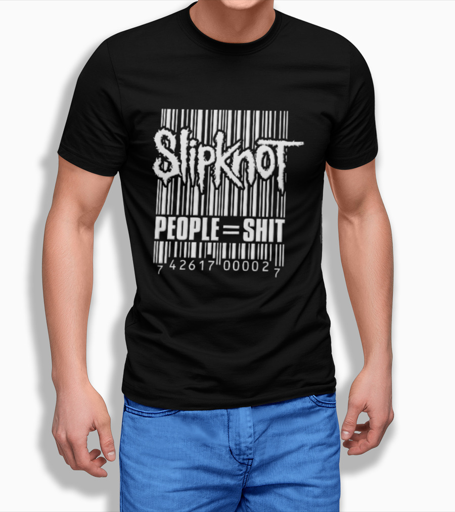 Slipknot People Equals Shit Spiky Barcode 742617000027 T-Shirt