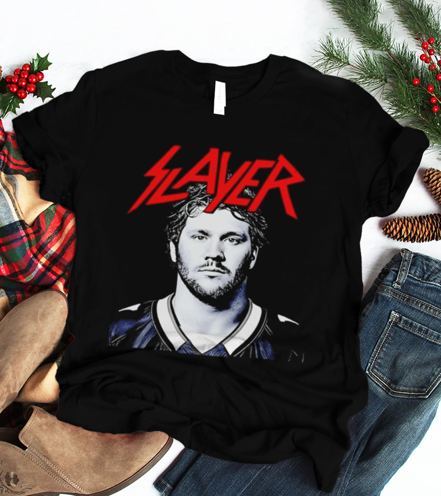 Josh Allen Slayer Buffalo Bills Fan Merchandise T-Shirt