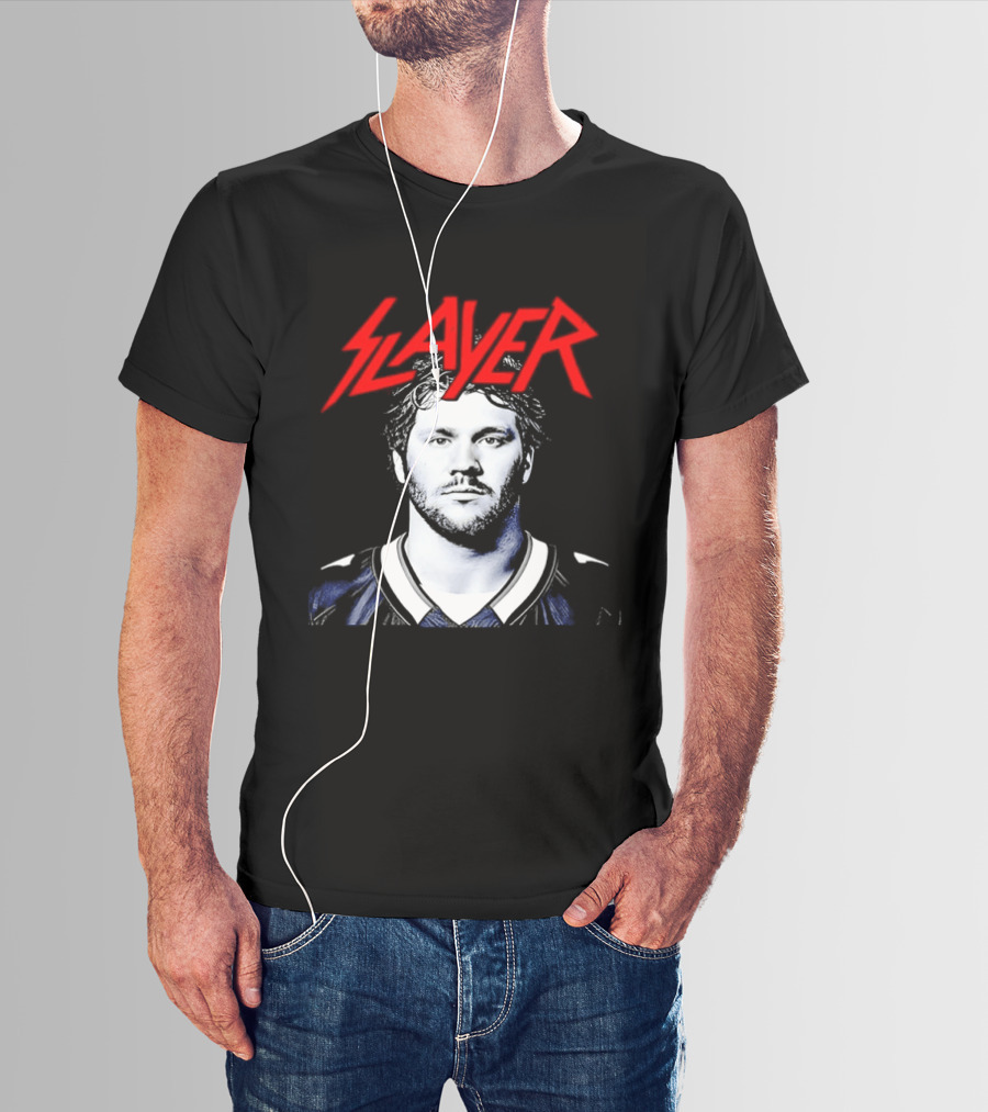 Josh Allen Slayer Buffalo Bills Fan Merchandise T-Shirt