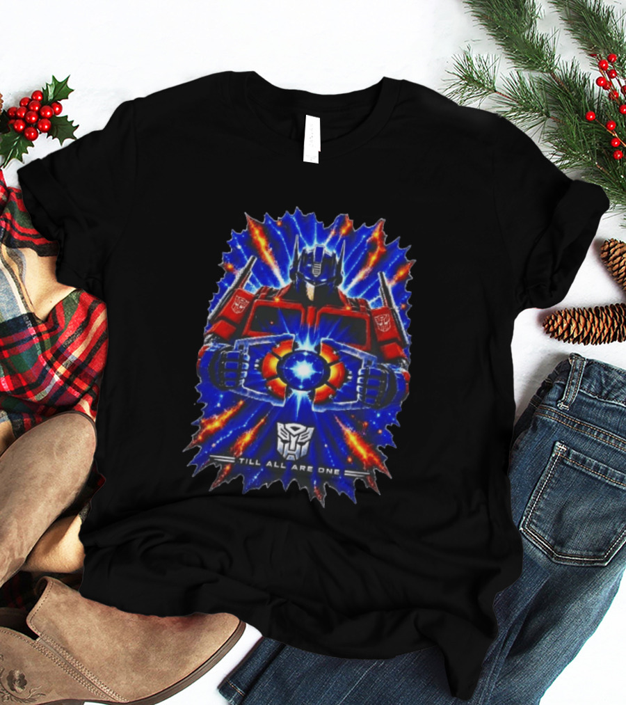 Transformers Optimus Prime Matrix Of Leadership Till All Are One Autobots T-Shirt