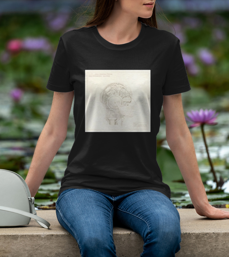 VisionQuest JIM Joule Individual Machine Head Blueprint Drawing T-Shirt