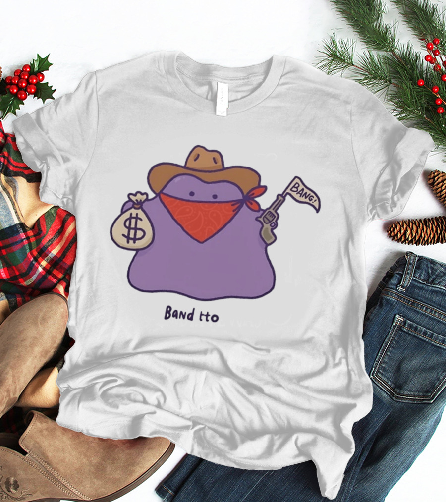 Banditto Cowboy Ditto Outlaw Pokemon Bandit Bang T-Shirt