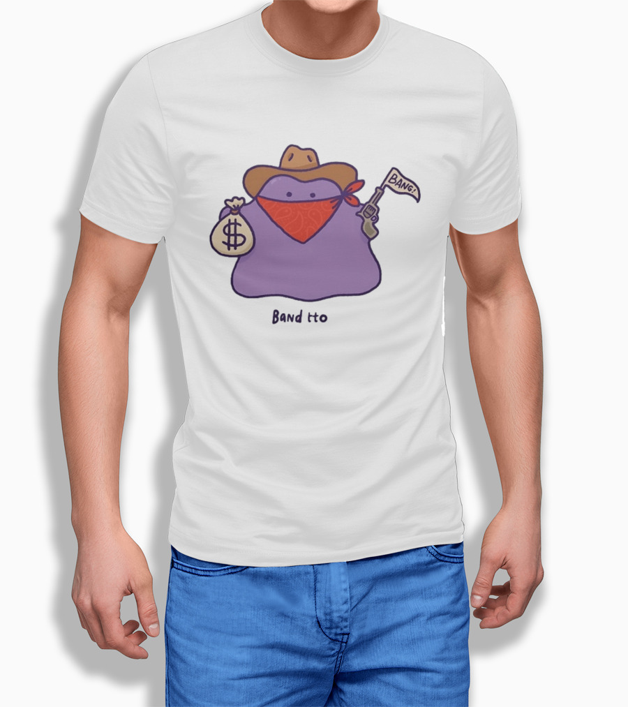 Banditto Cowboy Ditto Outlaw Pokemon Bandit Bang T-Shirt