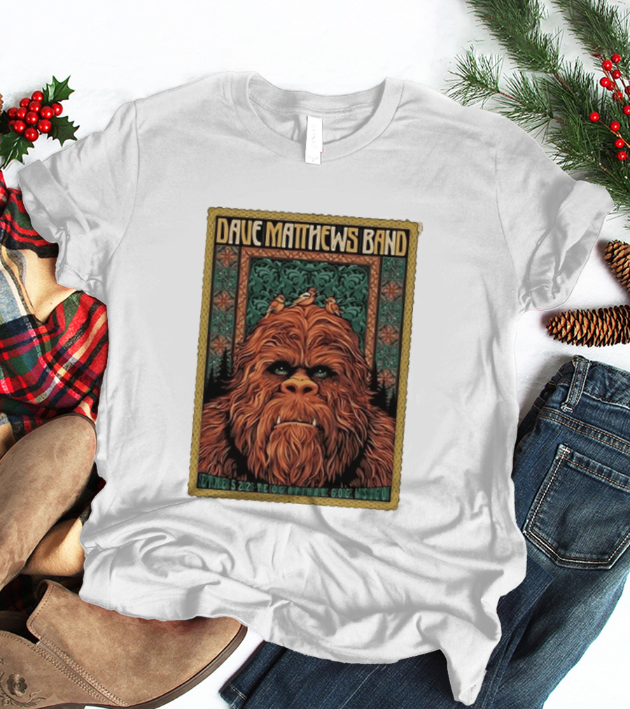 Dave Matthews Band September 5 2026 The Coca Cola Amphitheatre George WA I Go Bigfoot T-Shirt