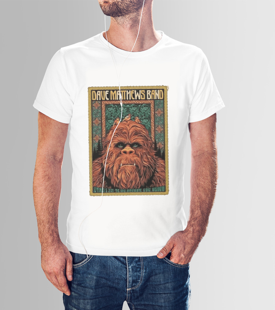 Dave Matthews Band September 5 2026 The Coca Cola Amphitheatre George WA I Go Bigfoot T-Shirt