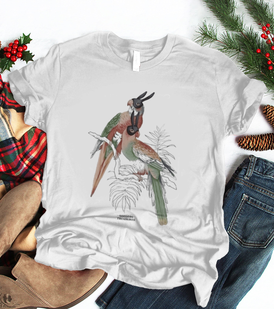 Gemini Useless Treasures Parrots With Palm Leaves T-Shirt