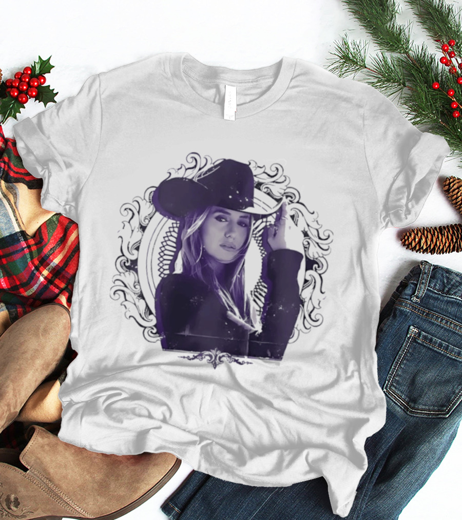 Lainey Wilson Distressed Western Style Country Music Hat T-Shirt