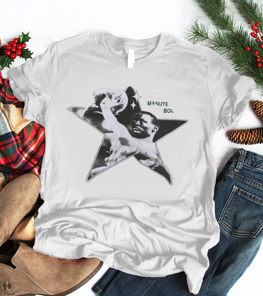 Manute Bol NBA Basketball Star Full Court Press T-Shirt