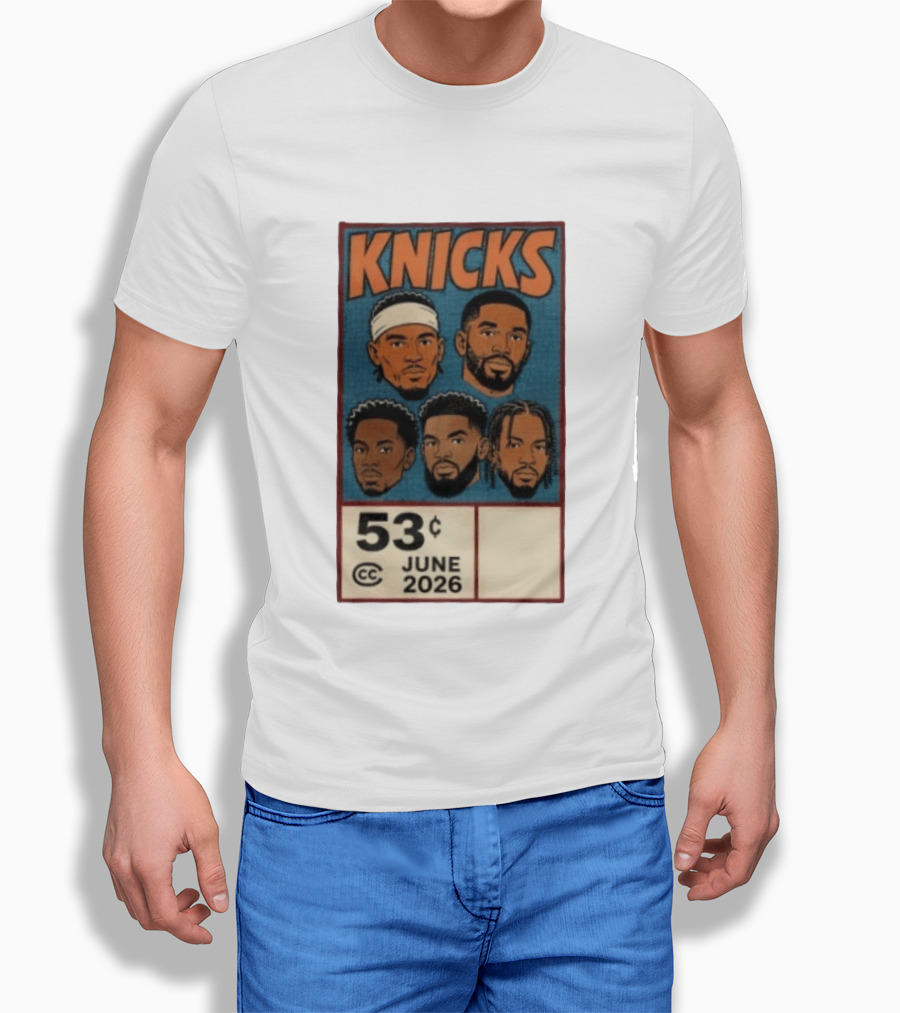New York Knicks 53¢ Starting 5 June 2026 NBA T-Shirt