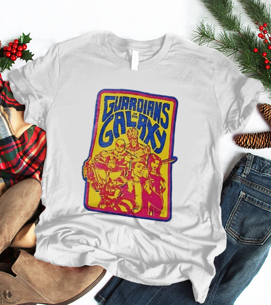 Guardians Of The Galaxy Star Lord Groot Rocket Drax Gamora Marvel T-Shirt