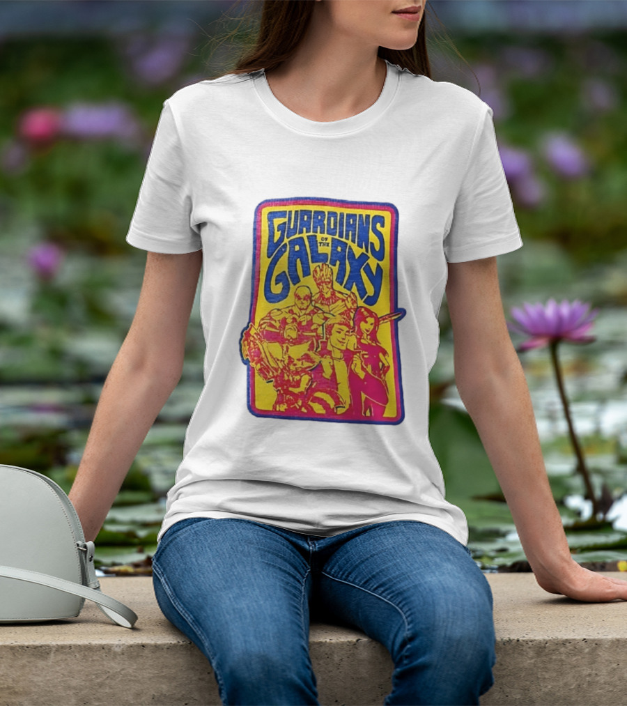 Guardians Of The Galaxy Star Lord Groot Rocket Drax Gamora Marvel T-Shirt