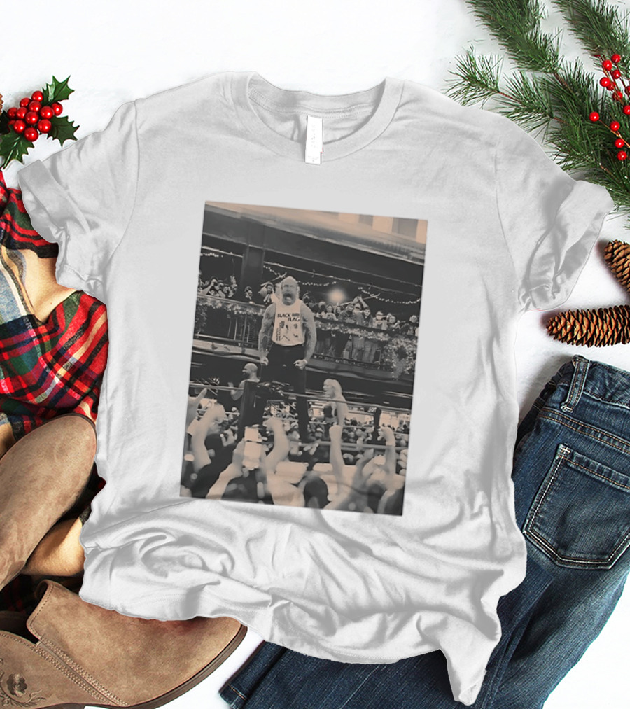 The Butcher Andy Williams Black Flag At TID The Season Photo Wrestling Event T-Shirt