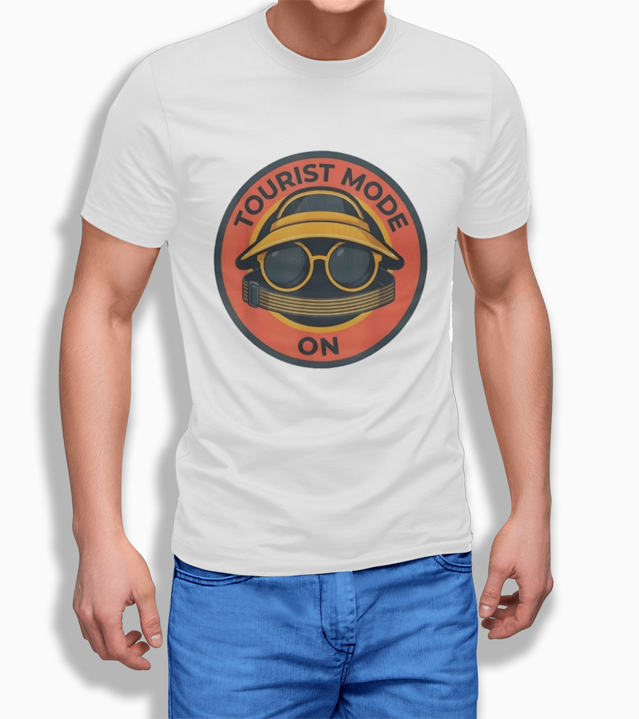 Tourist Mode On Vacation Travel Sightseeing Adventure T-Shirt