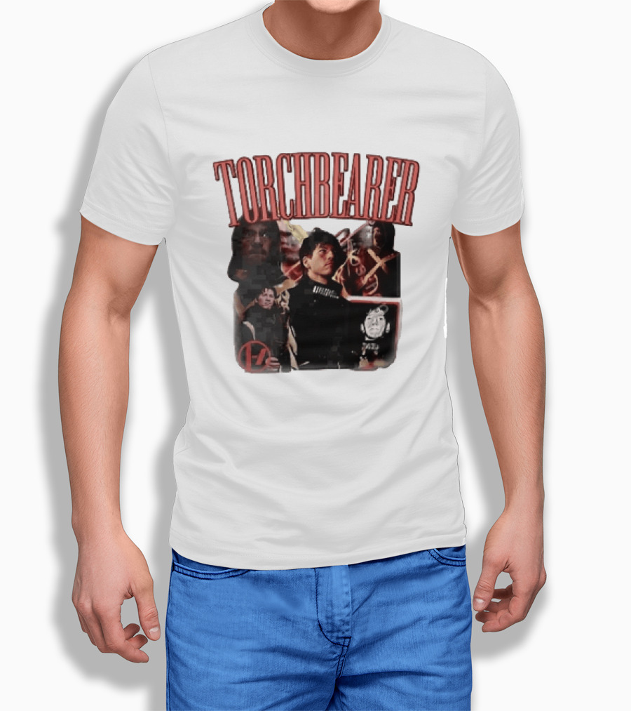 TORCHBEARER Twenty One Pilots Josh Dun Photo Collage Bootleg T-Shirt