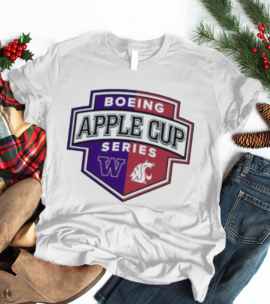 Boeing Apple Cup Series Washington Huskies W Vs Washington State Cougars T-Shirt