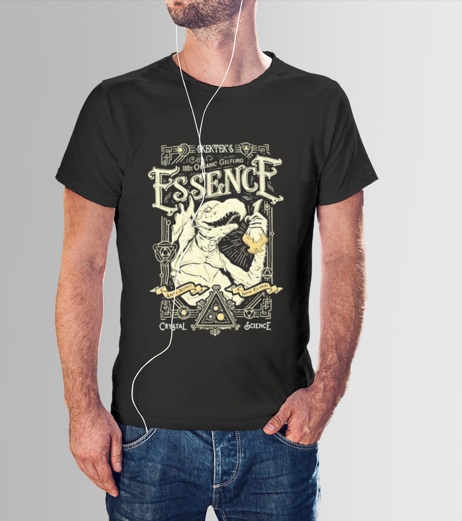 SkekTek's 100 Percent Organic Gelfling Essence Anti Aging New Elixir Crystal Science T-Shirt