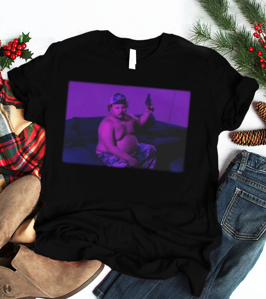 Stavvy Store Victory Or Else Humor Statement With Gun Image T-Shirt