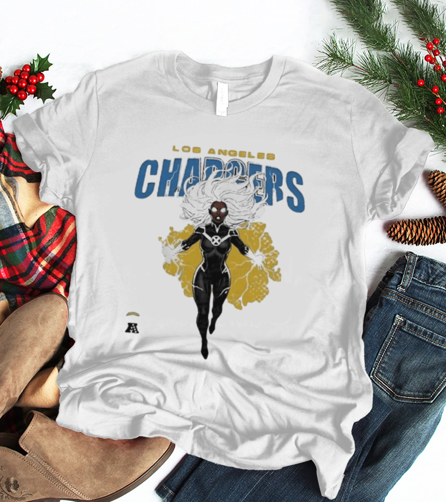 Los Angeles Chargers Storm X Men Marvel T-Shirt