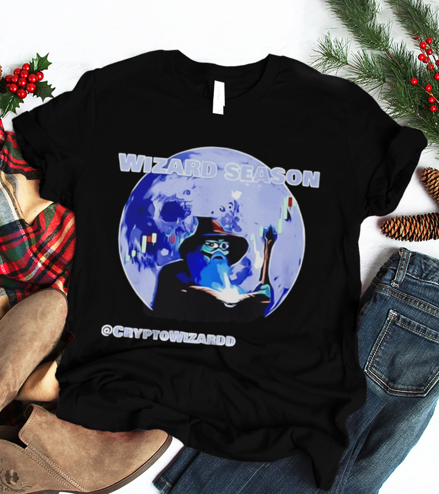 Wizard Season Crypto Trading Bitcoin Wizardry Trend @CryptoWizardd T-Shirt