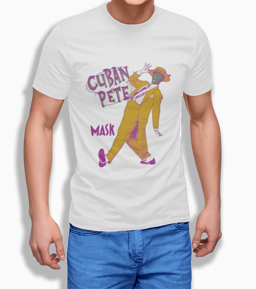 Cuban Pete The Mask Iconic Yellow Suit Dance Pose T-Shirt
