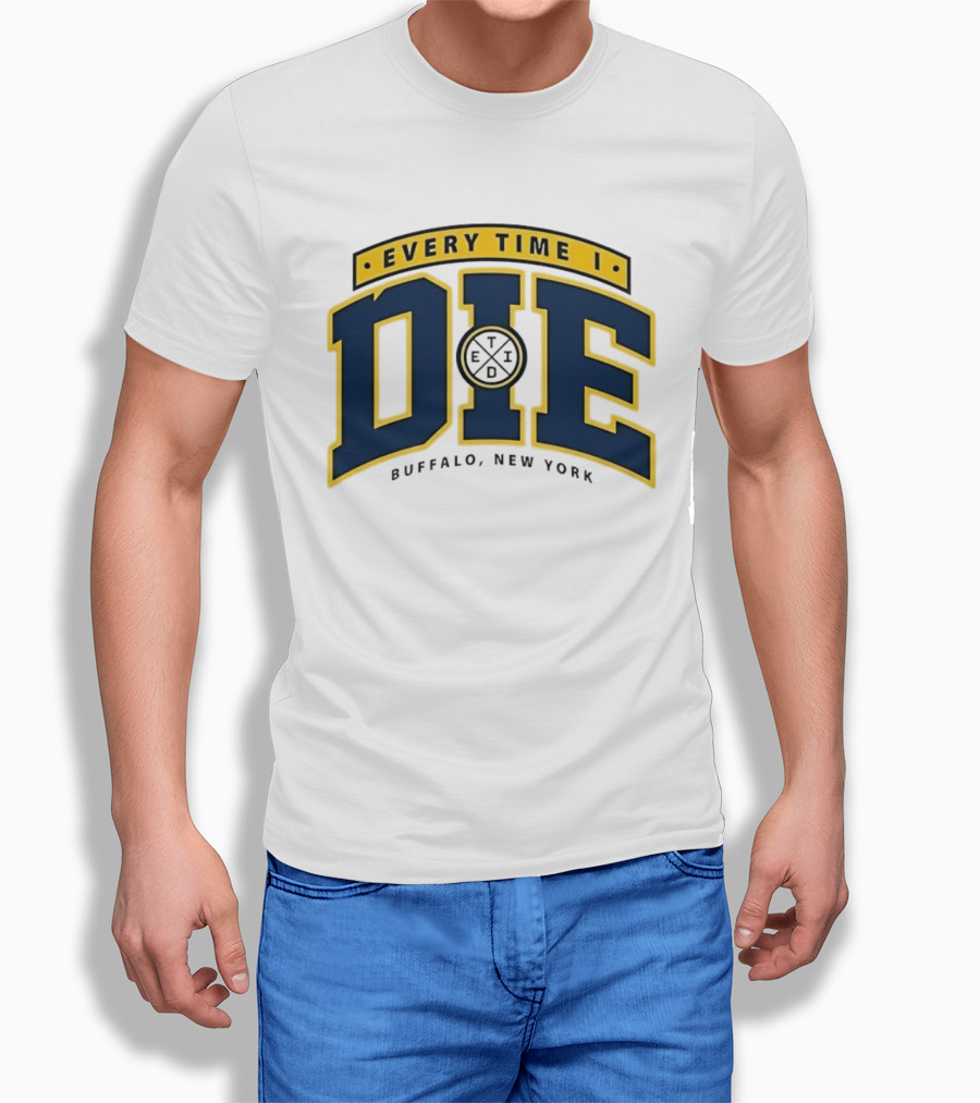 Every Time I Die Buffalo New York ETID DIE Hardcore Band T-Shirt
