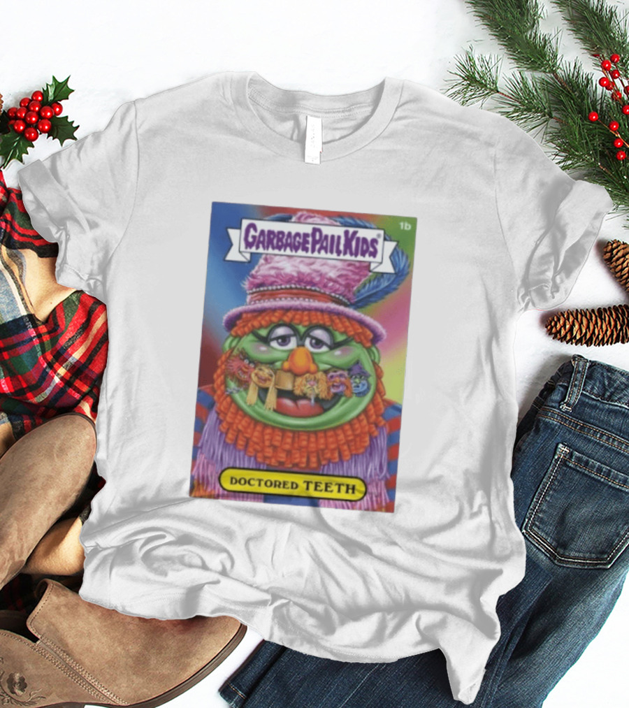 Garbage Pail Kids Doctored Teeth Muppets Mashup T-Shirt