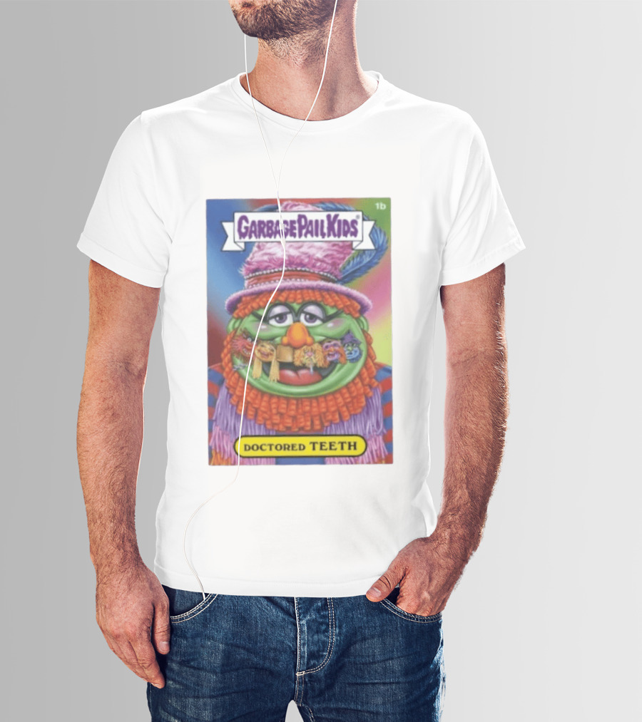 Garbage Pail Kids Doctored Teeth Muppets Mashup T-Shirt