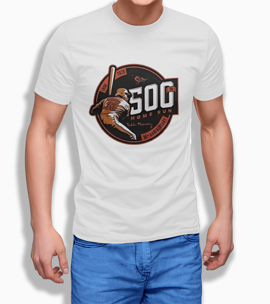 Eddie Murray 500th Home Run 30th Anniversary 1996 2026 T-Shirt
