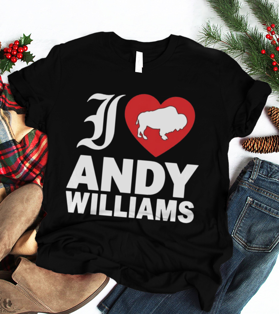 Andy Williams 2026 I Heart Buffalo T-Shirt