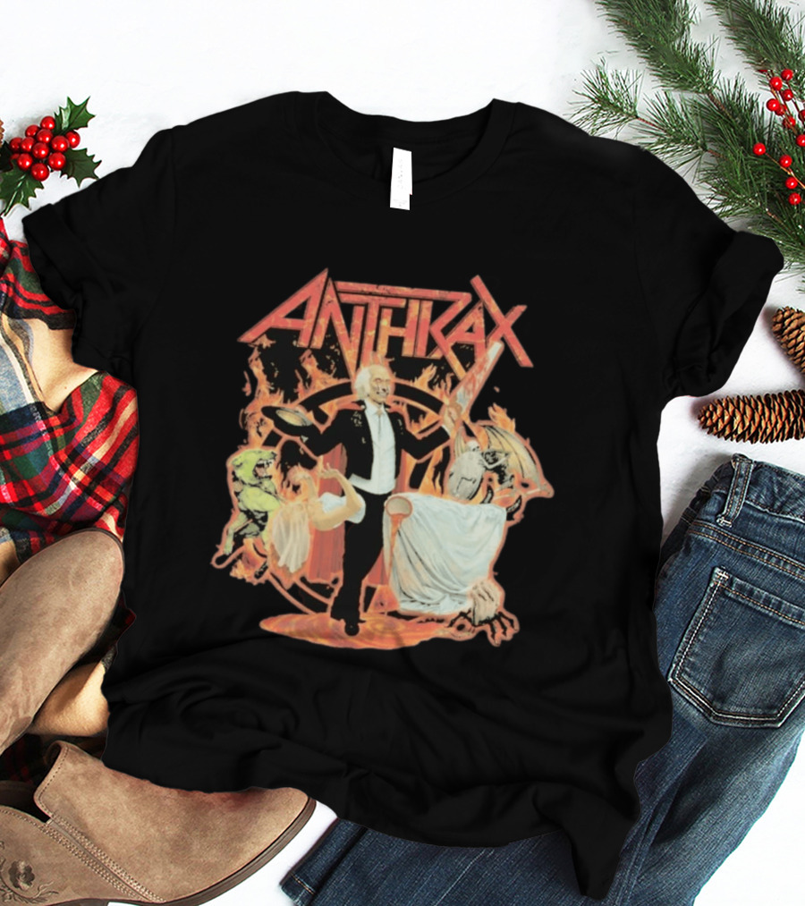 Anthrax North America 2026 Tour Cursum Perficio Fiery Album T-Shirt