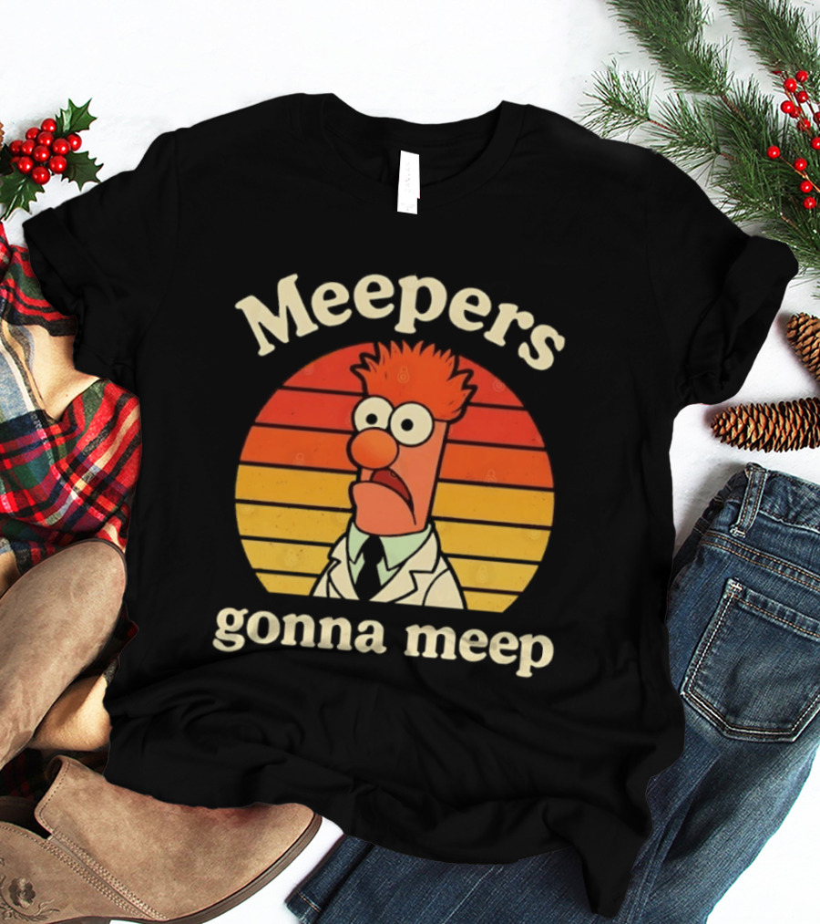 Meepers Gonna Meep Beaker Retro Muppets T-Shirt