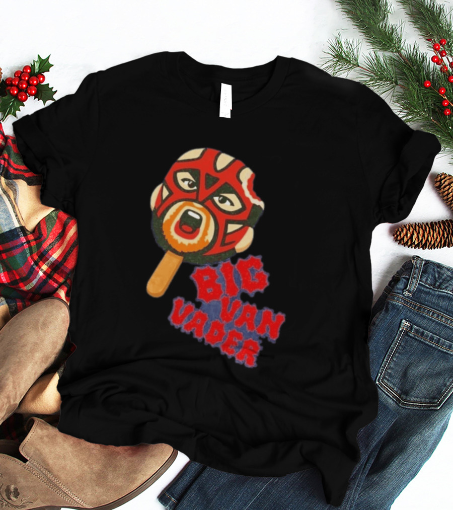 Big Van Vader Popsicle Wrestling WWE WCW Classic Style Retro Trend T-Shirt