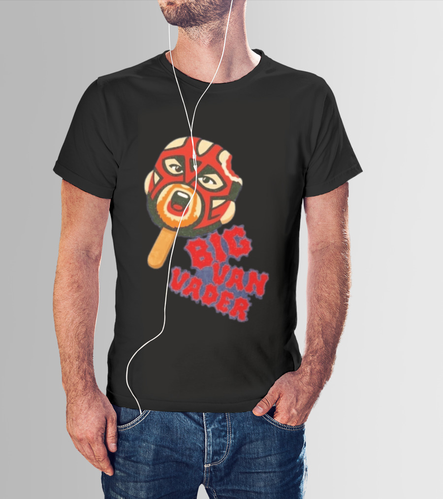 Big Van Vader Popsicle Wrestling WWE WCW Classic Style Retro Trend T-Shirt