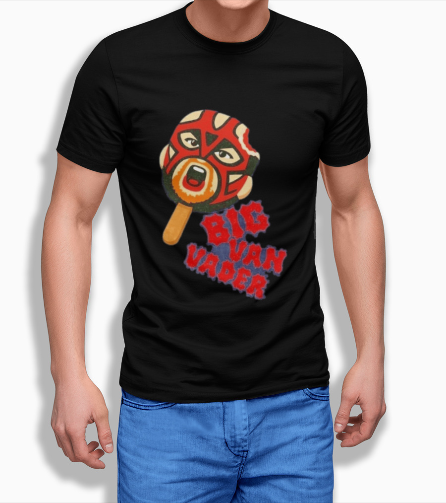 Big Van Vader Popsicle Wrestling WWE WCW Classic Style Retro Trend T-Shirt