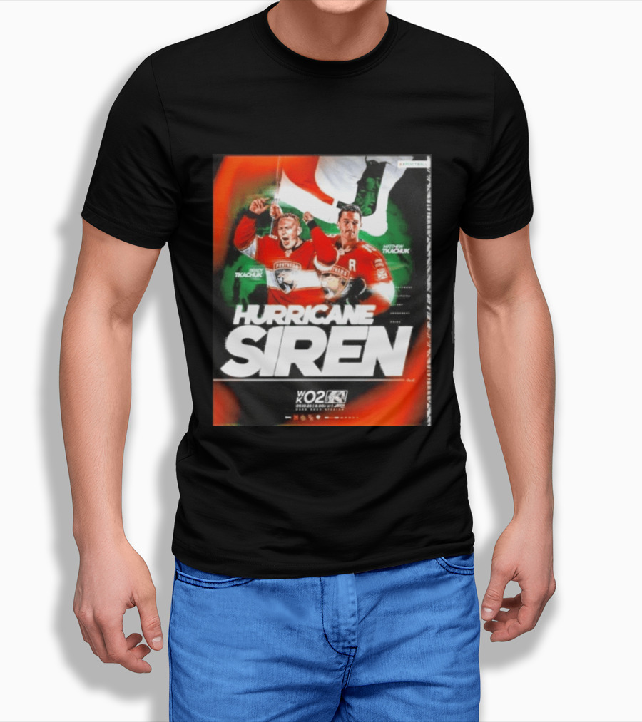 Hurricane Siren Brady And Matthew Tkachuk WK02 Event Panthers Hockey Thursday Night T-Shirt