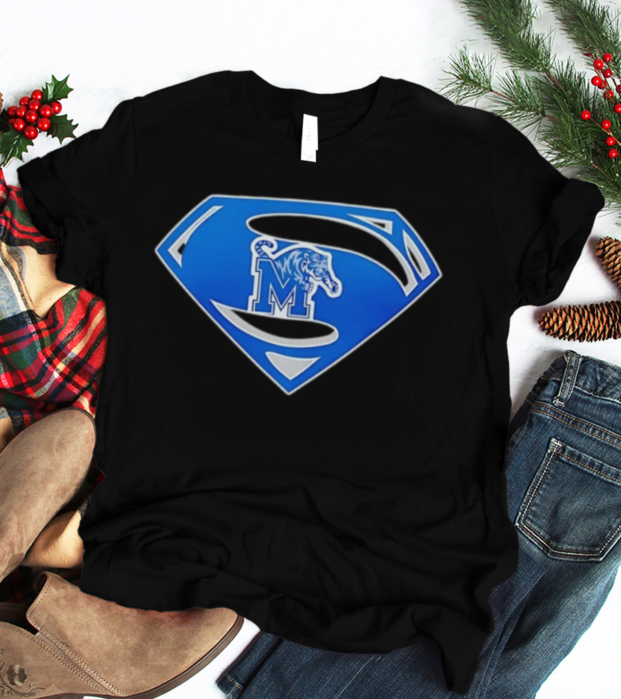 Superman Memphis Tigers NCAA College Basketball T-Shirt