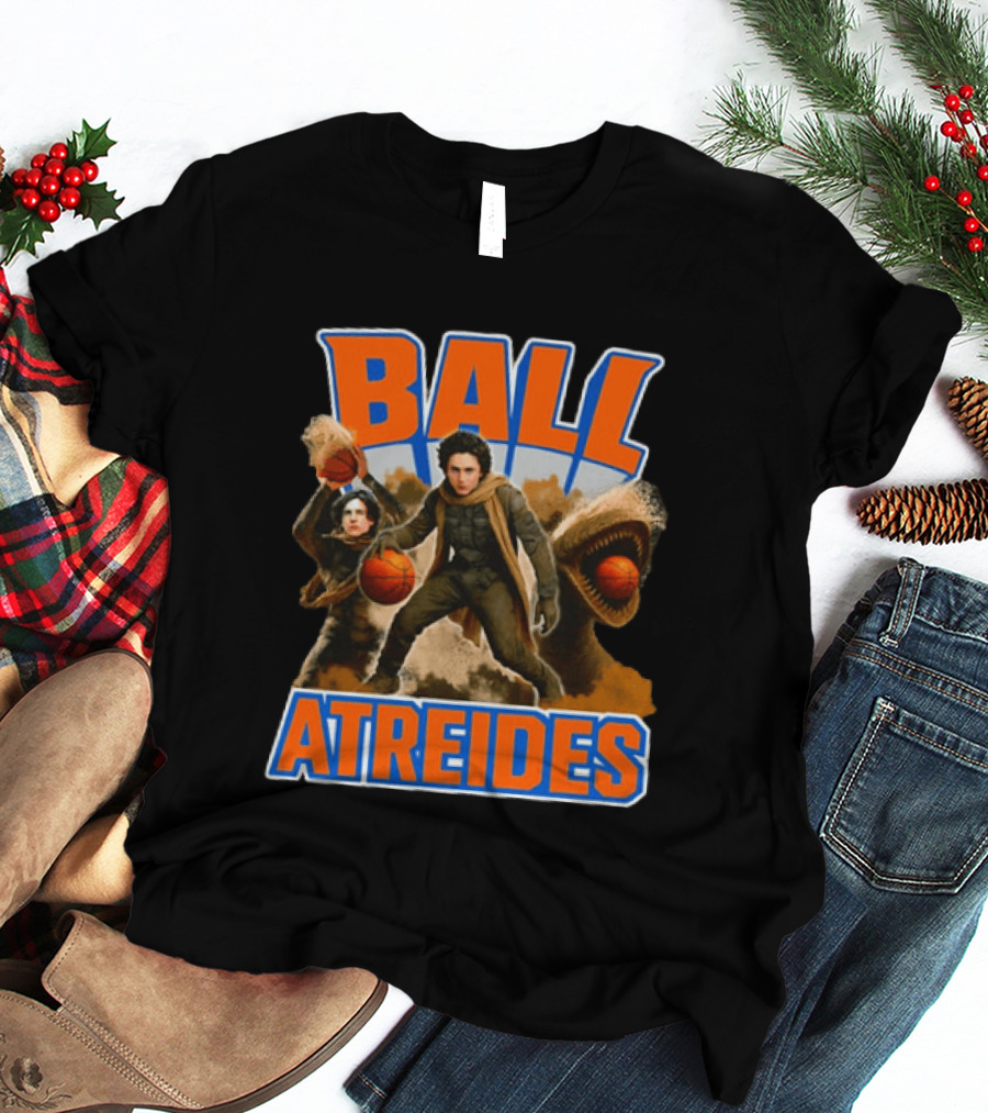 New York Basketball Ball Atreides Sandworm Dunk Adventure T-Shirt