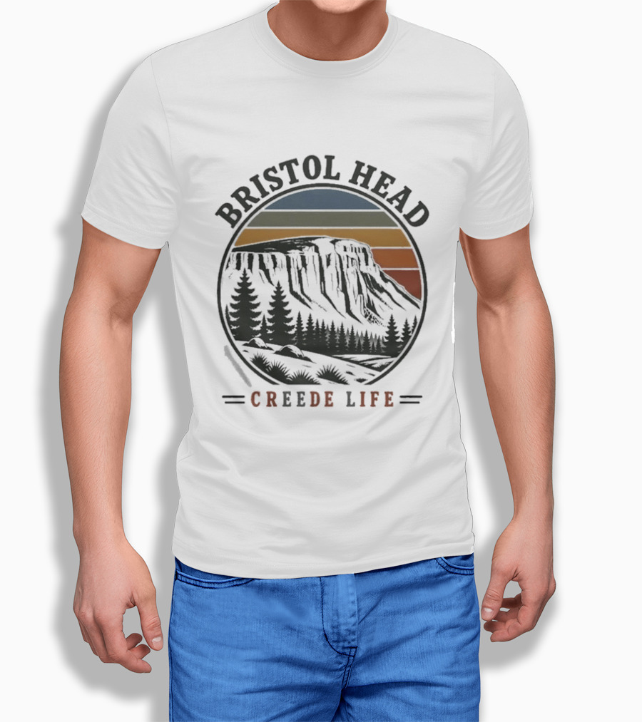 Bristol Head Creede Life Mountain Sunset Scenery T-Shirt