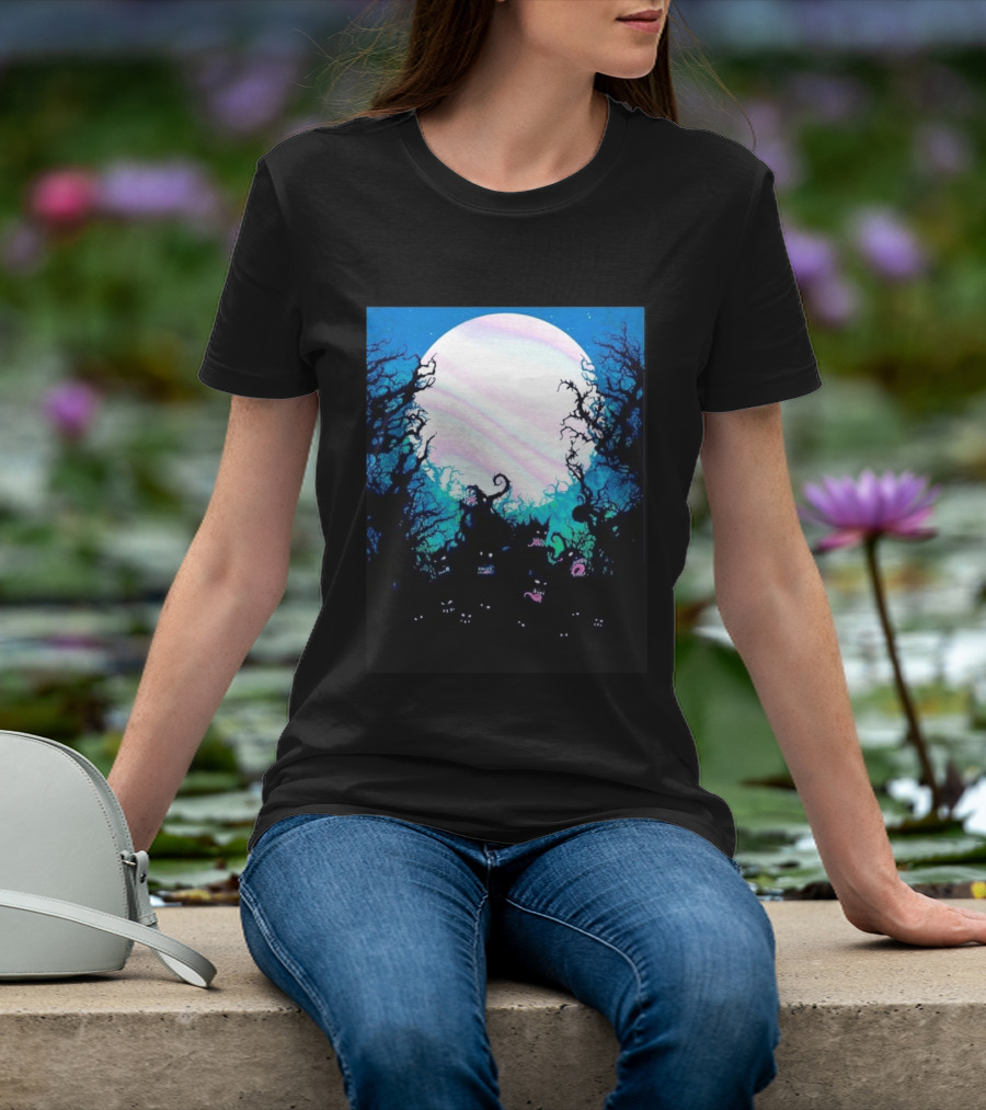 Gallows Orchestra Of Wolves Collection Full Moon Enchanted Forest Creatures T-Shirt