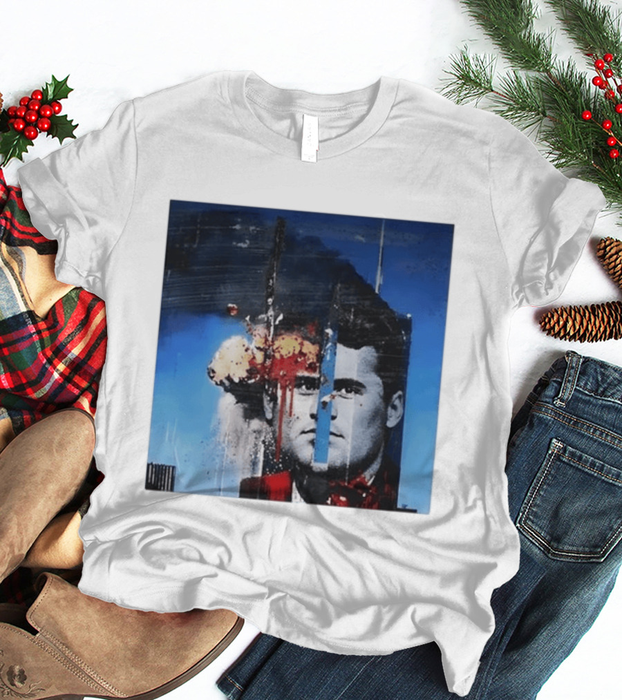 Charlie Kirk September 11 Twin Towers Collage T-Shirt
