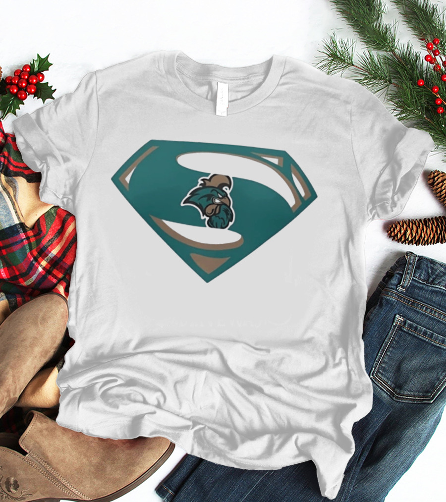 Coastal Carolina Chanticleers Superman T-Shirt
