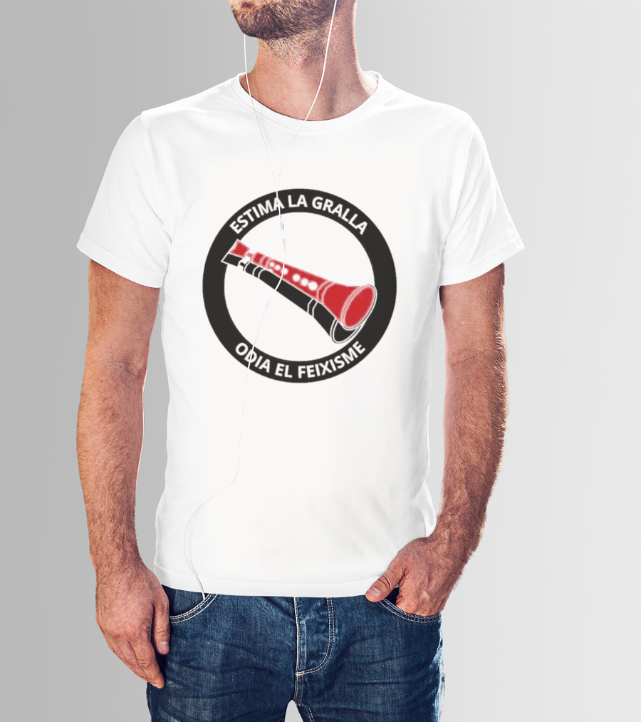 Estima La Gralla Odia El Feixisme Red Gralla T-Shirt
