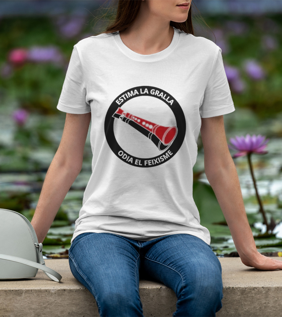 Estima La Gralla Odia El Feixisme Red Gralla T-Shirt