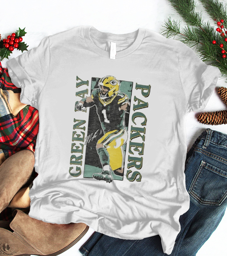 Jordan Love Green Bay Packers Football Jersey T-Shirt