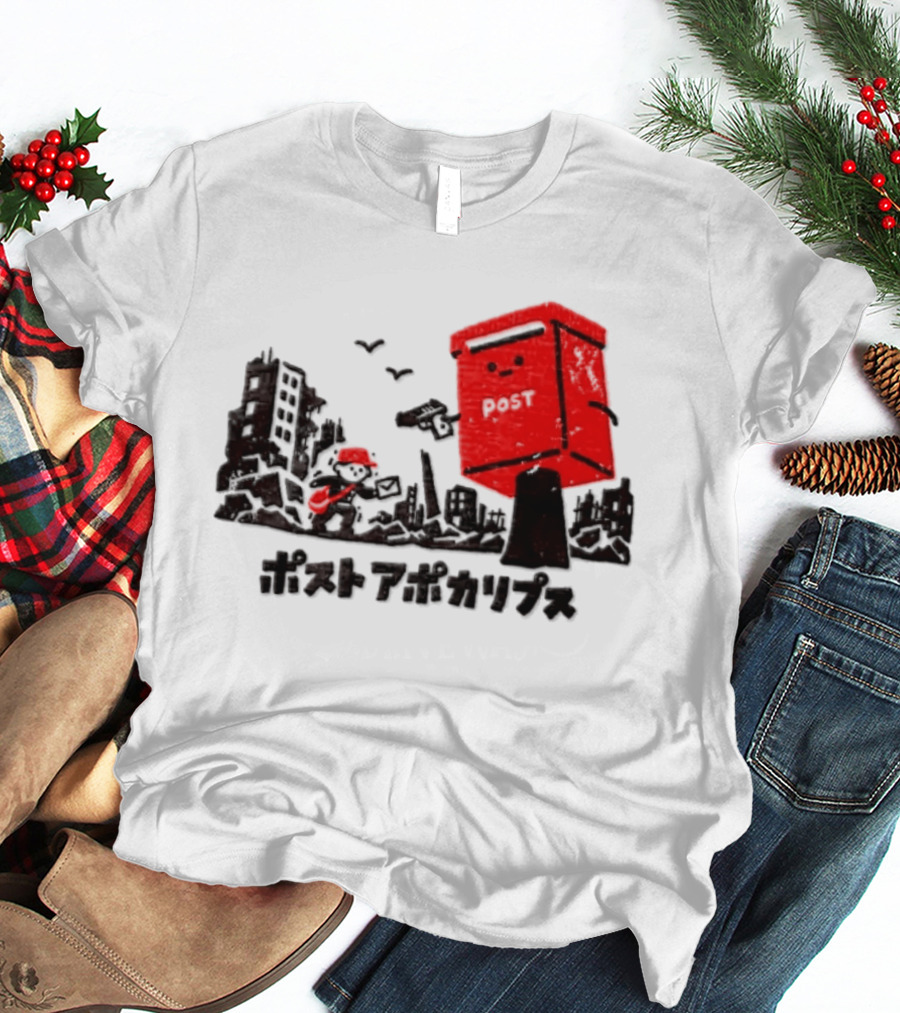 Mailman And Post Box Post Apokaripusu Japan Mail Service T-Shirt