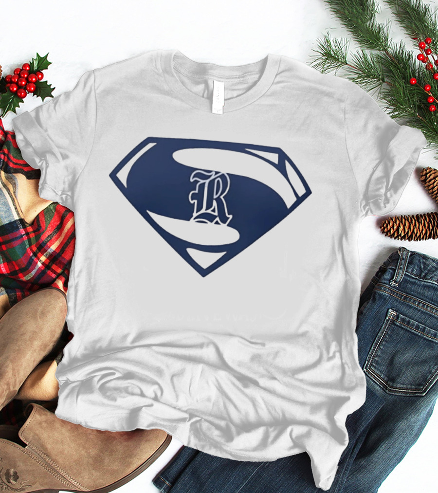 R Shield Emblem Superhero Inspired Crest T-Shirt
