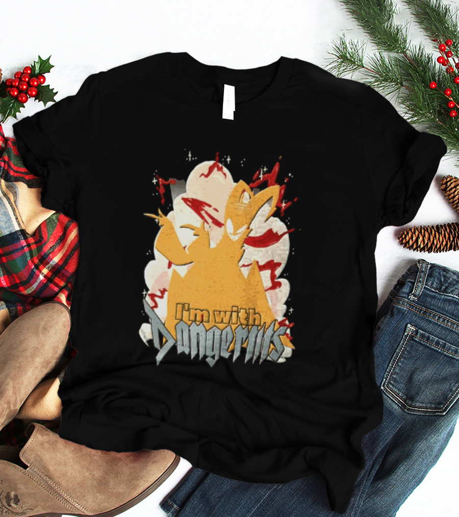Adam Exorcist Hazbin Hotel I'm With Dangerous T-Shirt